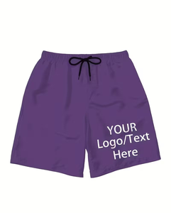 Men's Polyester/Cotton Woven Digital Printed Lace Board Shorts Quick Dry Elastic Waist Casual Swim Trunks Mid Rise Eco-Friendly - Product Image 5