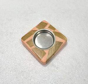 Quemador de Incienso de Resina Epoxi Ecológica y Madera con Incrustaciones de Cristal, Decoración de Lujo para el Hogar, Quemador de Carbón Pulido de Tamaño Personalizado, Soporte para Oud - Product Image 2