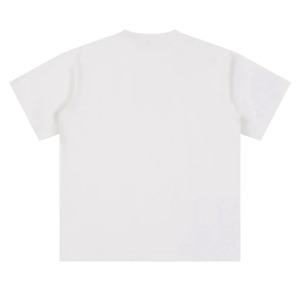 เสื้อยืดคอกลมแขนสั้นทรงปกติสีเบจสำหรับผู้ชาย ผ้าฝ้ายเจอร์ซีย์ 100% สไตล์ลำลอง สีพื้น พิมพ์ลายดิจิทัล ระบายอากาศได้ดี - Product Image 6