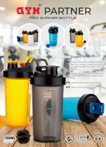 Gym <b>Sports</b> <b>Bottle</b> 700ml Reusable Eco Friendly Fitness Outdoor Direct Drinking Meal Replacement Shaker Scale Leak-Proof - Product Image 2