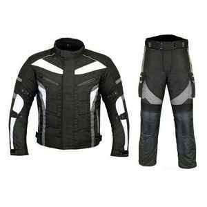 Combinaison de course moto unisexe pour adulte, personnalisable, 300g polyester/nylon, imperméable, coupe-vent, séchage rapide, manches longues, toutes saisons - Product Image 1