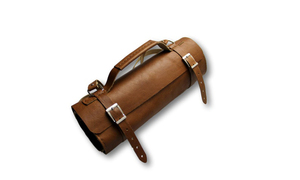 Bolsa Portacuchillos de Cuero Clásica y Portátil con Asa para Almacenamiento de Cuchillos de Chef, Cuero de Grano Completo LKR-0398 - Product Image 4