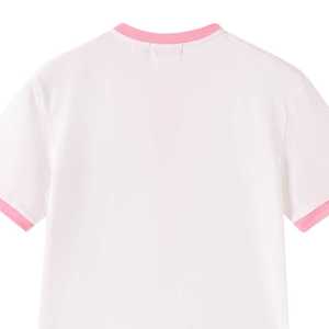 AKA เสื้อเชิ้ตเฮนลีย์สีขาวสำหรับผู้หญิง ปักลายตัวอักษรกรีก กระดุมติดแบบติดกระดุม เสื้อลำลองระดับพรีเมียม ผ้าคุณภาพสูง สวมใส่สบาย - Product Image 4