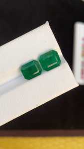 Émeraude naturelle taille facettes, pierre verte lâche de 20 carats, certifiée par un tiers, pour la fabrication de bijoux, fournisseur en gros Zubeda - Product Image 3