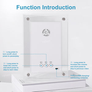 素晴らしい贈り物 アクリル音声録音 動画 デジタル クリスマス ピカクリル ビデオフレーム - Product Image 3