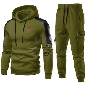 OEM Customized Design Winter Hooded Solid <b>Pullover</b> <b>Men</b> Tracksuit High Quality 100% Cotton Casual Wear for Online Sale - Product Image 2
