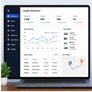 การพัฒนาแอปพลิเคชันมือถือสำหรับโลจิสติกส์อัจฉริยะตามความต้องการ พร้อมระบบติดตามแบบเรียลไทม์ และโซลูชันการจัดส่งข้ามแพลตฟอร์ม - Product Image 4