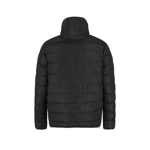 Veste d'hiver pour homme à capuche, style décontracté, coupe-vent, couleur unie, fermeture éclair quart de tour, rembourrage en polyester, coupe régulière - Product Image 5