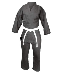 Ensemble d'uniformes de Taekwondo personnalisés pour adultes – Tissage perlé de qualité supérieure, logo frontal, léger et durable en polyester/coton pour l'entraînement aux arts martiaux - Product Image 3