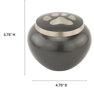 Urnas de cremación para mascotas de latón, urnas funerarias para cenizas de gatos y perros, urnas de entierro hechas a mano, gran venta. - Product Image 2