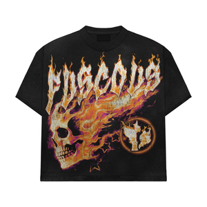 เสื้อยืดคอกลมทรงบ็อกซี่ ผ้าคอตตอน 100% หนัก 250-300 แกรม พิมพ์ลายสกรีน ออกแบบเองได้ สำหรับผู้ชาย ไซส์ใหญ่พิเศษ - Product Image 2