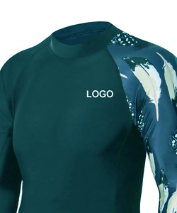 Camiseta de Compresión Deportiva con Protección UV de Secado Rápido y Estampado Personalizado 2026 para Gimnasio, Fitness, Entrenamiento y Natación - Product Image 2