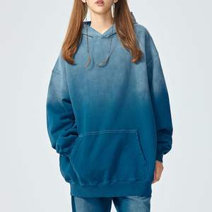 Sudaderas con efecto acid wash para hombre al por mayor, sudaderas con efecto acid wash para hombre, último diseño vintage, servicio OEM, ropa con capucha transpirable - Product Image 3