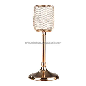 Bougeoirs luxueux en maille avec de superbes designs Décoration de maison de Noël et centres de table de fête pour événements de mariage - Product Image 1