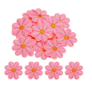Badges brodés personnalisés légers à bas prix, fleurs brodées de haute qualité, en gros - Product Image 1