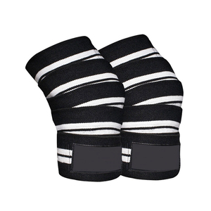 WABSON High Quality Natural Rubber/PVC Non-Slip Waterproof Breathable <b>Knee</b> <b>Wraps</b> for Weightlifting Workout Professional - Product Image 4
