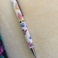 Stylo perlé haut de gamme pour la décoration intérieure, design Art Déco, fait main, stylo d'écriture de haute qualité, créatif, artistique et décoratif