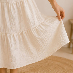 Ensemble de vêtements d'été pour femmes, style loungewear, pyjama respirant en gaze de coton, vêtements de maison décontractés pour femmes - Product Image 5