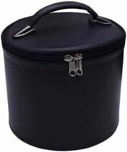 Estuche para Gorra Masónica Fez – Caja de Almacenamiento y Exhibición de Cuero Sintético Negro |   Estuches para Gorras de Masones (Negros) - Product Image 1