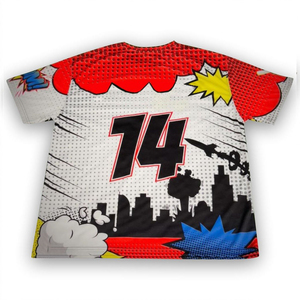 100% Polyester Customized Sublimated Softball Jerseys for Men Breathable <b>Plus</b> <b>Size</b> Sports Team Wear Softball Jerseys for Unisex - Product Image 2