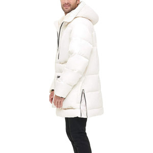 Custom Long Down Alternative Puffer Coat Unisex Lightweight <b>Warm</b> Winter Outerwear OEM ODM Factory Manufacturer - Product Image 5