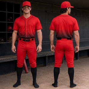 Uniforme de Béisbol Personalizado, Ropa Deportiva para Equipos, Confeccionada con Tela Suave y Transpirable para Escuelas, Clubes, Academias, Partidos de Liga - Product Image 5