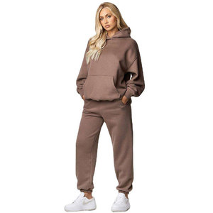 Ensemble de survêtement deux pièces pour femme, en tissu doux et confortable, idéal pour la gym, le fitness, les activités de plein air et l'usage quotidien. - Product Image 1