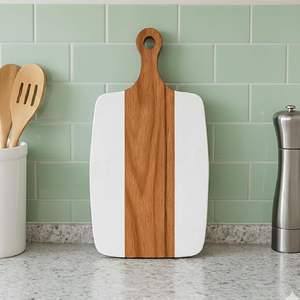 Tabla de cortar de mármol de alta calidad para la preparación diaria de alimentos, garantizando resistencia, higiene y un aspecto elegante. - Product Image 4