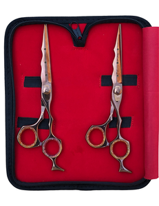 Ensemble de ciseaux à effiler professionnels pour barbier, ciseaux de coiffure pour salon, outil de coupe de cheveux, fournitures de beauté - Product Image 3