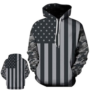 Oversized Men’s High Street Hoodie Casual Sportswear Big Pocket Pullover Sublimation Printing Hoodies OEM Clothing Manufacturer - Product Image 1