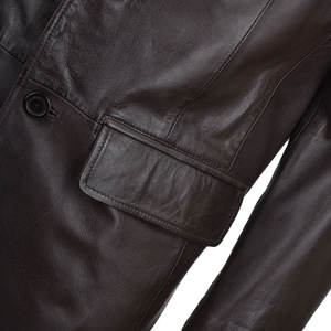 Chaqueta Blazer de Cuero para Hombre, Totalmente Personalizada, Estilo Perfecto, Gran Venta, Precio Razonable, Diseños Únicos - Product Image 4