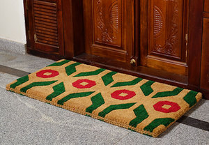 High Quality Coir Rubber Brush Decorative Entrance Mat Durable Slip Resistant Dirt Trapping Easy Clean Sleek Traditional - Product Image 2