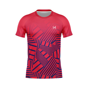 T-shirts personnalisés imprimés OEM ODM à séchage rapide, écologiques, respirants, coupe classique, manches courtes, col rond, pour hommes - Product Image 2