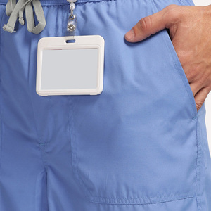 Fashionable Medical Scrubs Nursing Uniforms Clinic Room Medical <b>Top</b> and Jogger Scrubs Man Doctor's Uniforms Set - Product Image 4
