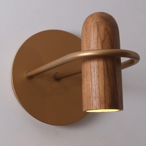 Modern wood <b>wall</b> <b>sconce</b> Nordic LED <b>wall</b> lamp minimalist bedside <b>lighting</b> luxury wooden <b>wall</b> light contemporary indoor - Product Image 3