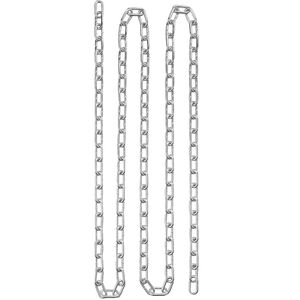 Cavo in Acciaio Zincato 3/16'' X 250FT, Catena a Spirale con Carico di Lavoro Sicuro di 1100 Libbre, Due Collegamenti Rapidi Testati, Catena a Spirale Galvanizzata - Product Image 1