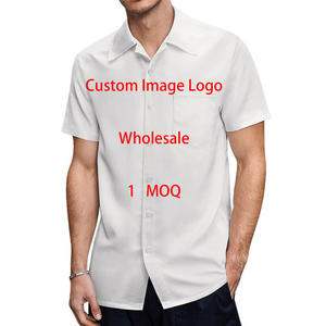 เสื้อฮาวายขายดีสำหรับผู้ชาย ลายชนเผ่าโพลีนีเซียน พิมพ์ลายดอกชบา เสื้อพิมพ์ลายตามสั่ง ขั้นต่ำ 1 ตัว - Product Image 4
