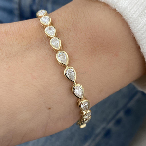 Genuine IGI Certified Lab Diamond Bracelet 10K 14K 18K Solid <b>Gold</b> Sustainable Stones <b>Rose</b> White Yellow <b>Gold</b> Fine Jewelry - Product Image 3