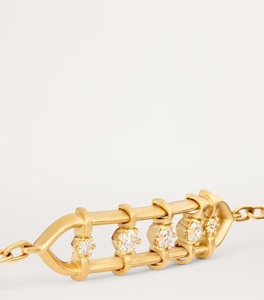 Yellow <b>Gold</b> Diamond Penelope Bracelet Floating Diamond Station Bracelet 14K 18K <b>Solid</b> <b>Gold</b> Bracelet Lab Diamond Bracelet Luxury - Product Image 3