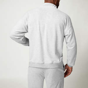 Wholesale New Design OEM Custom 100% Cotton Fleece Men's <b>Pullover</b> Sweatshirt <b>Jumper</b> O Neck Front Breathable Quick Dry Winter - Product Image 2