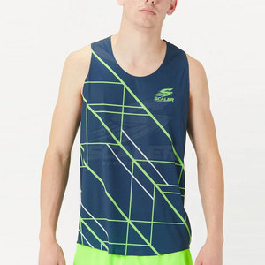 Summer Sports <b>Men</b> Gym <b>Singlet</b> Breathable Quick Dry Lightweight Sleeveless Polyester/Cotton Crew Neck Top Outdoor Running - Product Image 3
