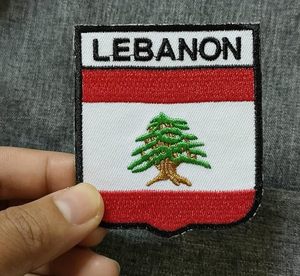 Parche Bordado de la Bandera del Líbano, Insignia Nacional para Coser o Planchar, Tamaño Estándar - Product Image 2