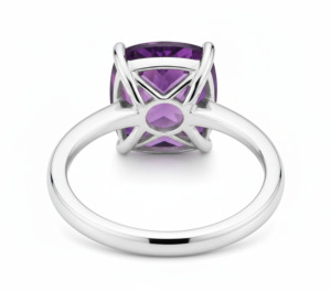 Natural Amethyst 925 silver ring crafted for timeless elegance and everyday wear - Product Image 2