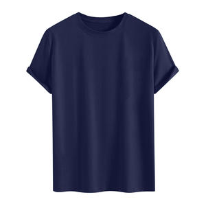Cheap Price Printed High Quality Short Sleeve O-Neck Casual 100 Cotton Summer Breathable Quick Dry Lightweight Fabric - Product Image 4
