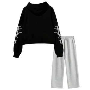 เสื้อฮู้ดดี้ TRADE IN MFG Gym Sportswear ผ้าคอตตอนหนานุ่ม ใส่ได้ทั้งชายและหญิง ไซส์พลัส รับสกรีนโลโก้ ปักลาย 3 มิติ เอวยางยืด เหมาะสำหรับออกกำลังกาย - Product Image 5