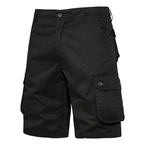 Nouveau short cargo homme grande taille en toile 100 % polyester, taille mi-haute, respirant, séchage rapide, multi-poches, idéal pour l'été et le streetwear - Product Image 3