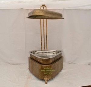 Bronze Chafer With Stainless Steel Bowl <b>Buffet</b> <b>Server</b> Food Display Stand For Hotel Restaurant Banquet - indian Home Crafts - Product Image 1