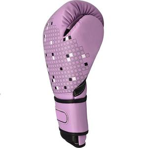 Guantes de Boxeo de PU Rosa con Estampado Digital, Cierre de Velcro, Equipo de Entrenamiento para Adultos, Diseño Transpirable, Unisex - Product Image 4