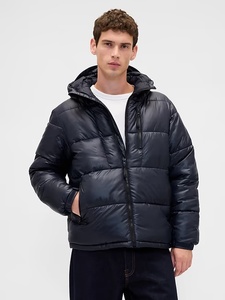 Veste matelassée pour homme, résistante, protection contre le froid extrême en hiver, isolée thermiquement, à capuche, pour le travail en extérieur, durable, chaude - Product Image 2