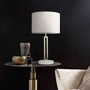 Modern Marble Accent Lamp Featuring Minimal Geometric Structure Warm Ambient Glow And Premium Decorative Styling - Product Image 4